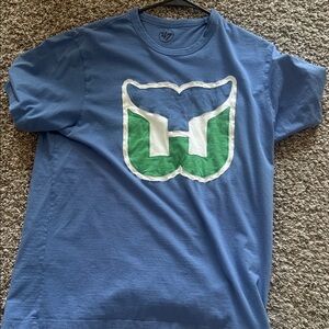 47 Brand Light Blue T-Shirt with Gray Logo